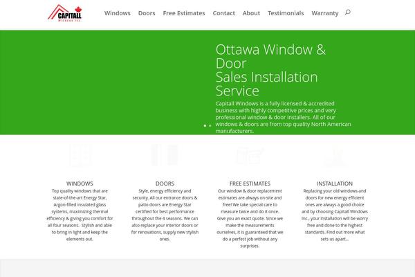 Divi theme site design template sample