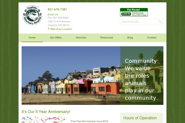 capitolaveterinaryhospital.com site used Capitola