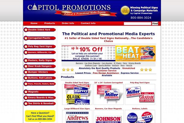 capitolpromotions.com site used Ecommerce