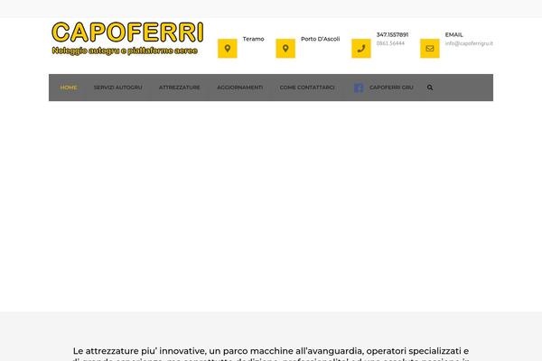 capoferrigru.it site used Constructo-child-theme