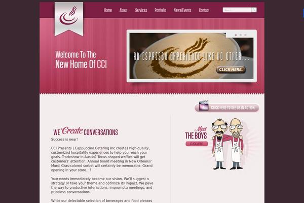 Cci theme site design template sample