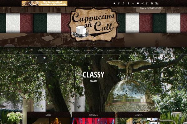 Linguini theme site design template sample