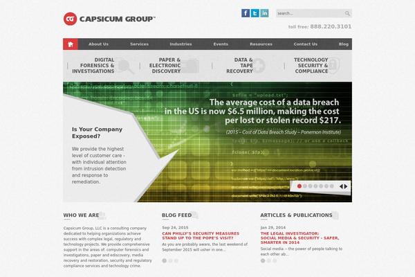 capsicumgroup.com site used Capsicum