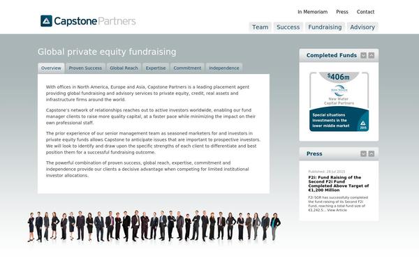 capstonepartnerslp.com site used Capstone