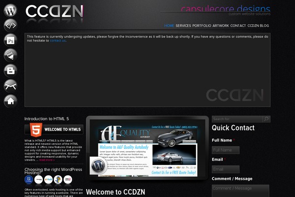 capsulecore.com site used Ccdzn2