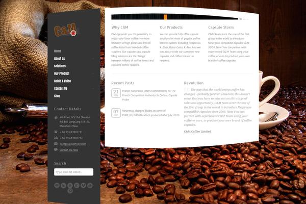 WordPress website example screenshot