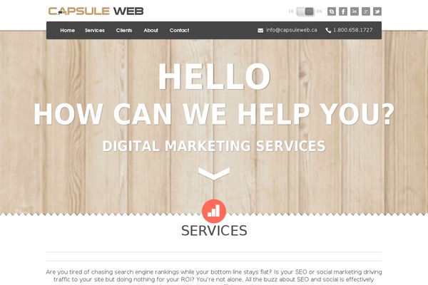 capsuleweb.ca site used Tharsis