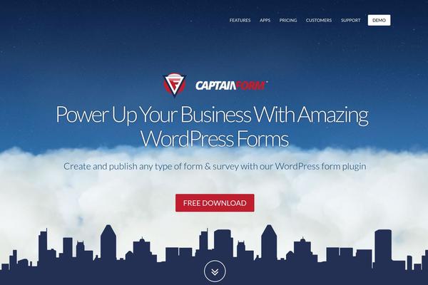 captainform.com site used Helpguru-child