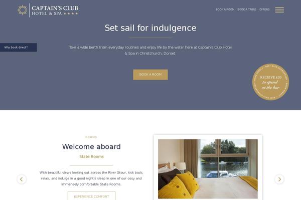 captainsclubhotel.com site used Creative-compass