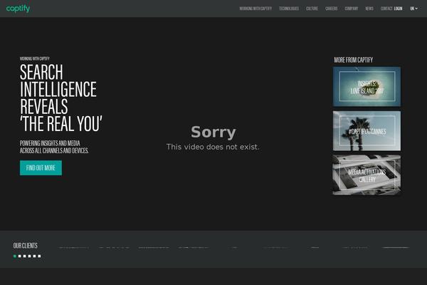 captify.co.uk site used Captify