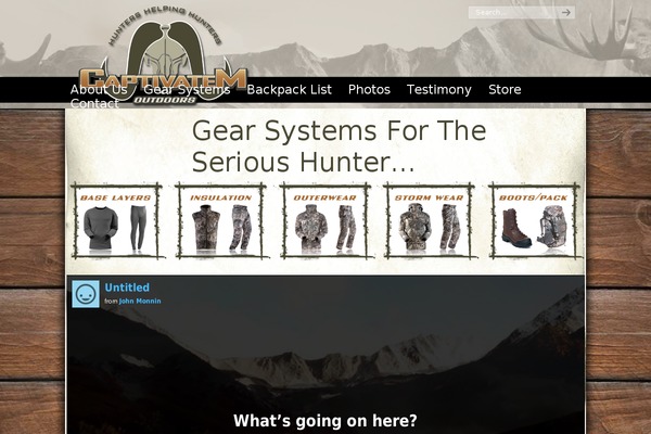 WordPress website example screenshot