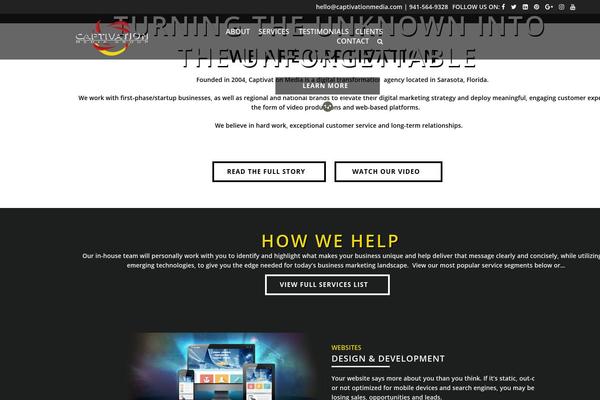 Titanium-wp theme site design template sample