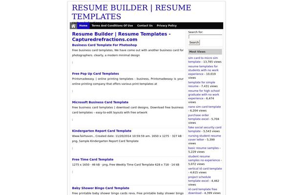 Simplefast theme site design template sample