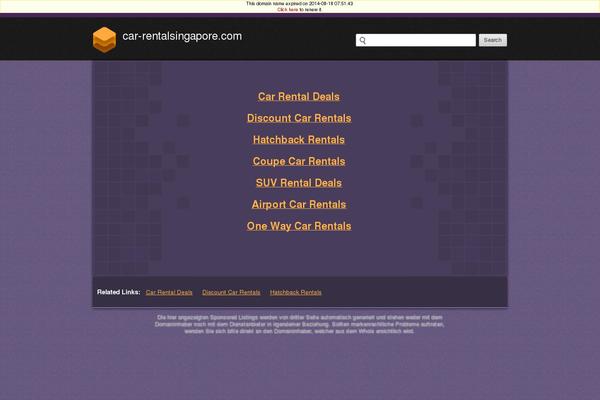 Carrental theme site design template sample