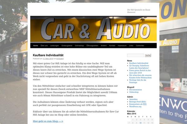 Twenty Ten theme site design template sample