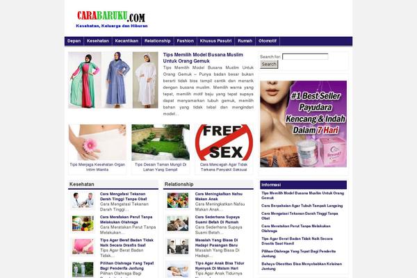 carabaruku.com site used Tetap Semangat