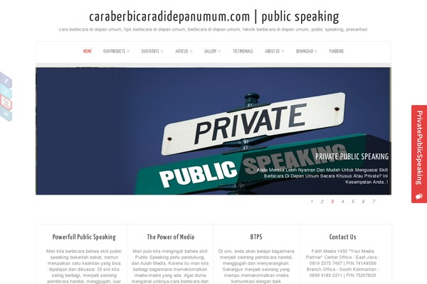 WordPress website example screenshot