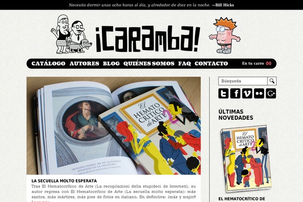 carambacomics.com site used Caramba