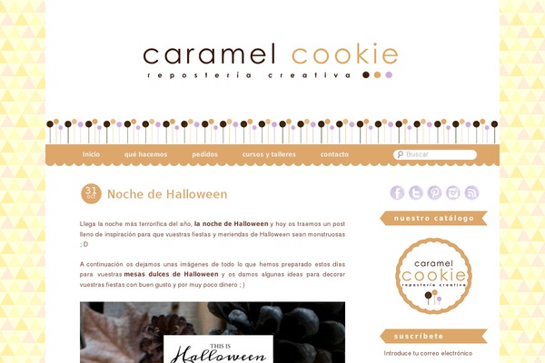 caramelcookie.es site used Twentyeleven-child