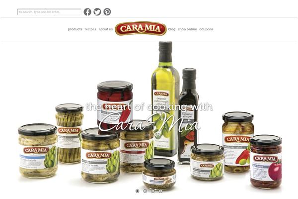 caramiaproducts.com site used Cara-mia