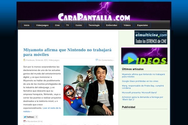 carapantalla.com site used N20-theme-series-blue