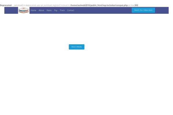 WordPress website example screenshot