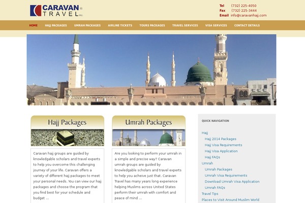 caravanhajj.com site used Twentyplustwelve