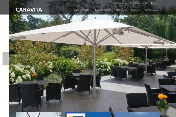 caravita-patioumbrellas.com site used Caravita