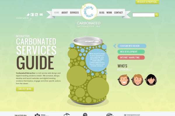carbonatedinc.com site used Carbonatedinc