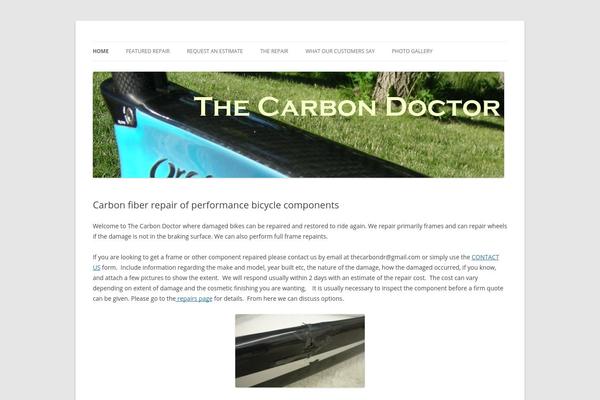 WordPress website example screenshot