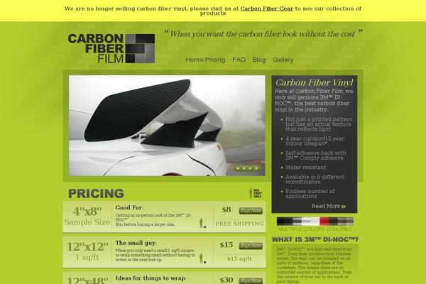 Cff theme site design template sample
