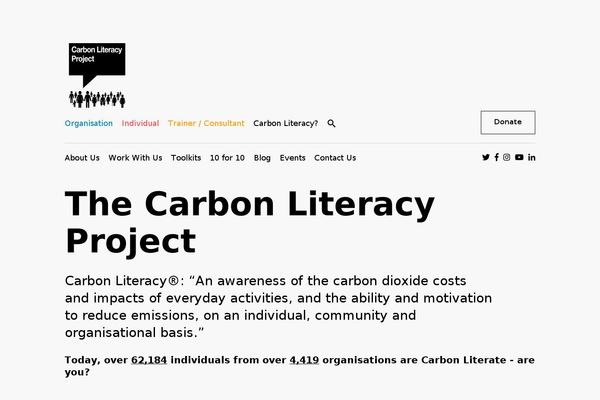 carbonliteracy.com site used Mattbase