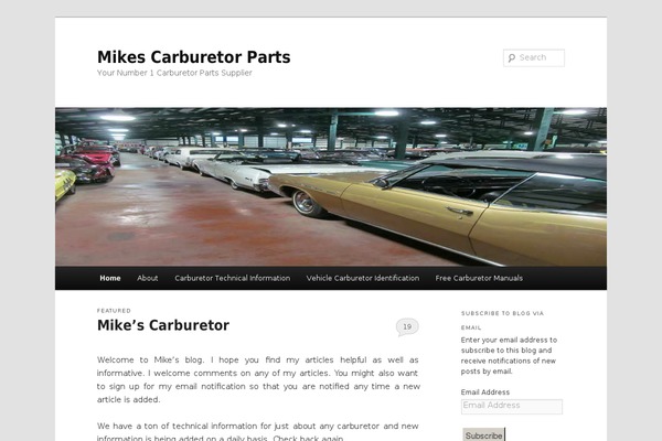 carburetor-blog.com site used Knowall