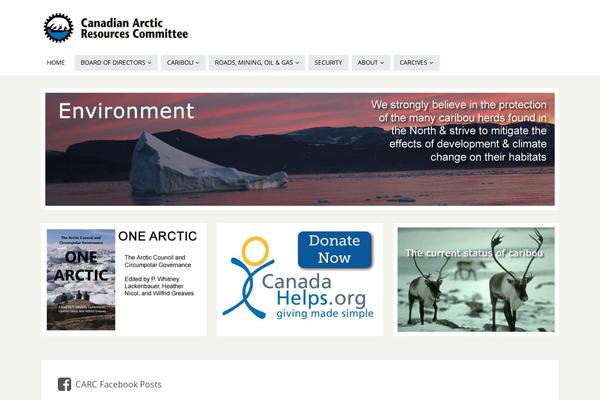 WordPress website example screenshot