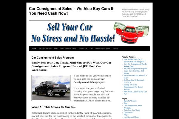 Twenty Ten theme site design template sample