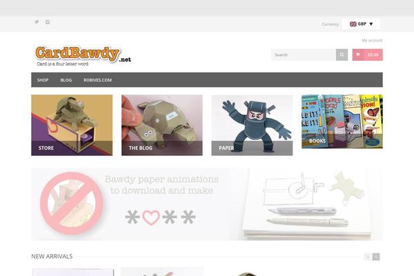 Trizzy theme site design template sample