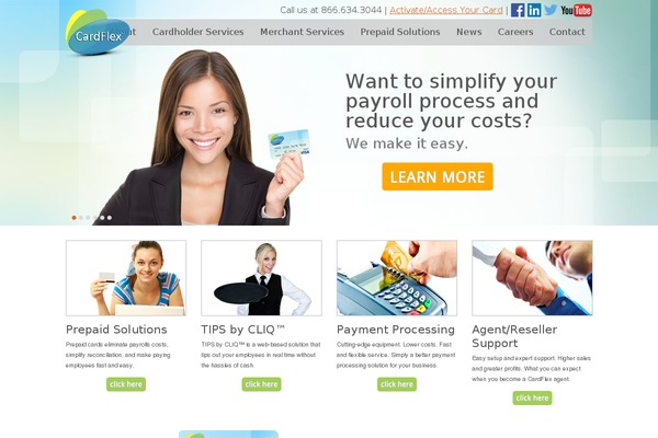 CardFlex theme websites examples