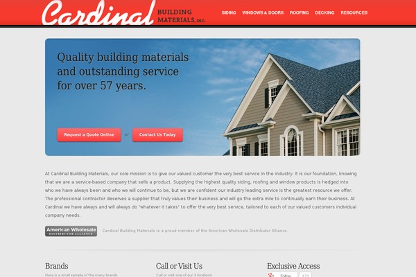 WordPress website example screenshot