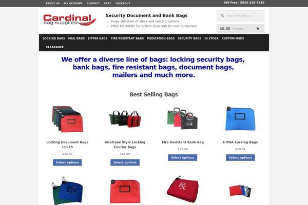 Storefront theme site design template sample