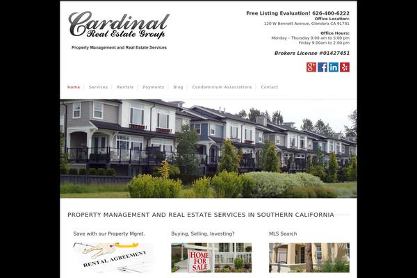WordPress website example screenshot