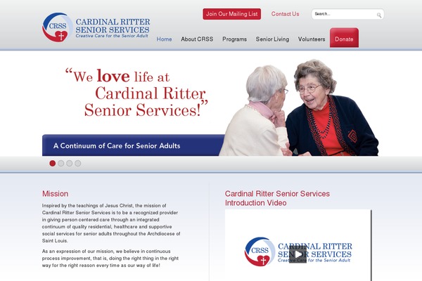 cardinalritterseniorservices.org site used Crss