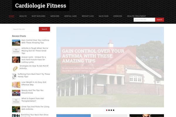 WordPress website example screenshot