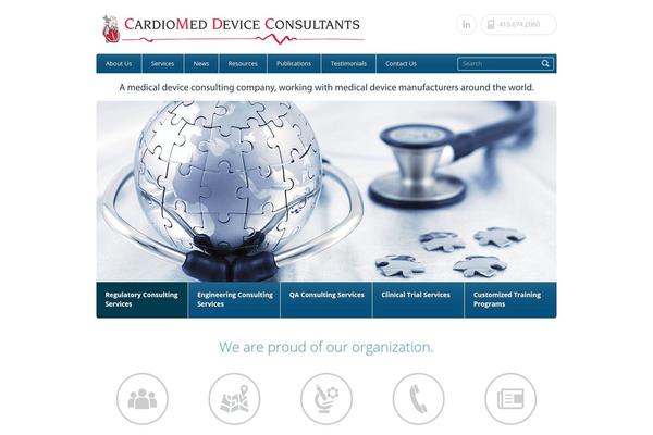 cardiomedllc.com site used Healthpress Theme