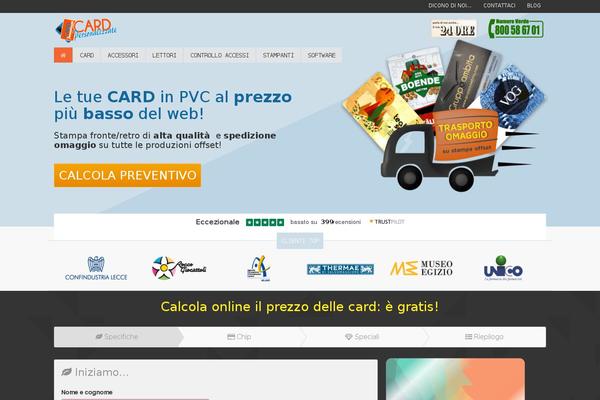 cardpersonalizzate.it site used Cardpersonalizzate