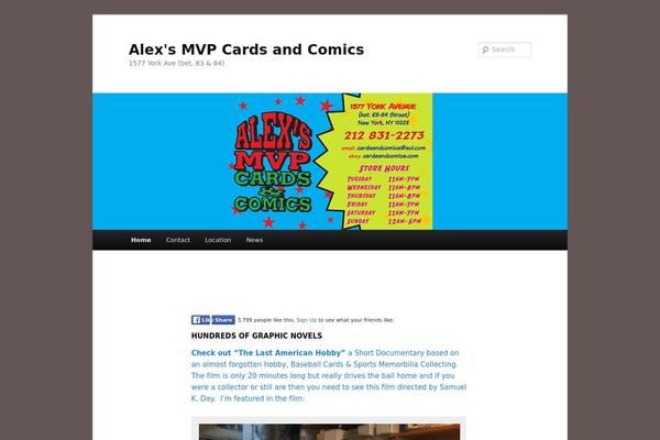 Twenty Eleven theme site design template sample