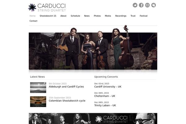 carducciquartet.com site used Carducciquartet
