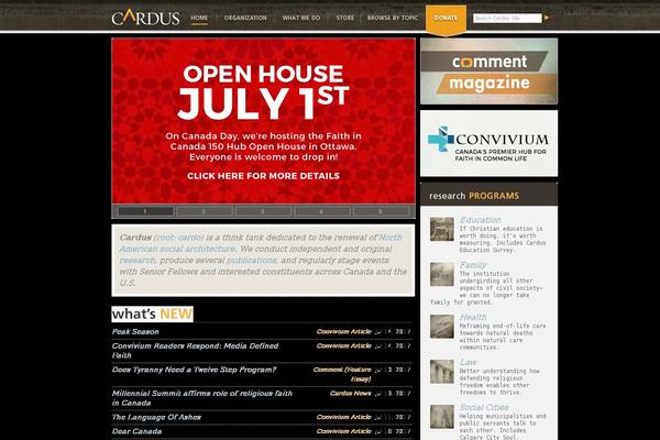 cardus.ca site used Cardus-theme