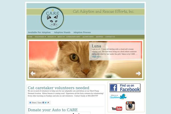 Care theme site design template sample