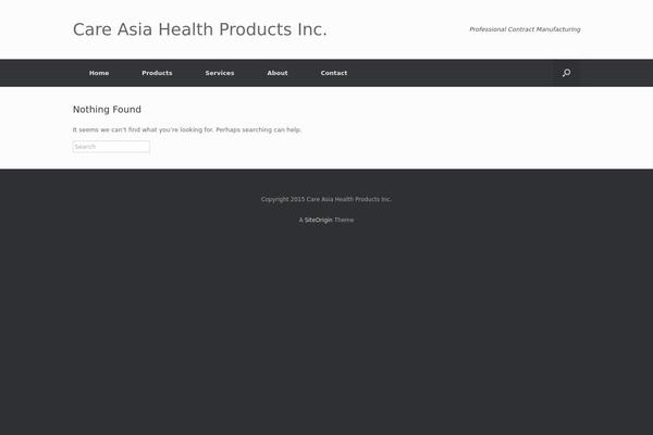 Vantage theme site design template sample