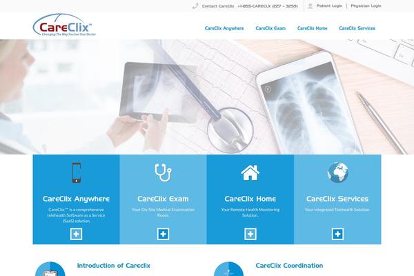 Clinico theme site design template sample
